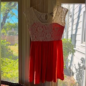 Arizona Orange Mini Dress